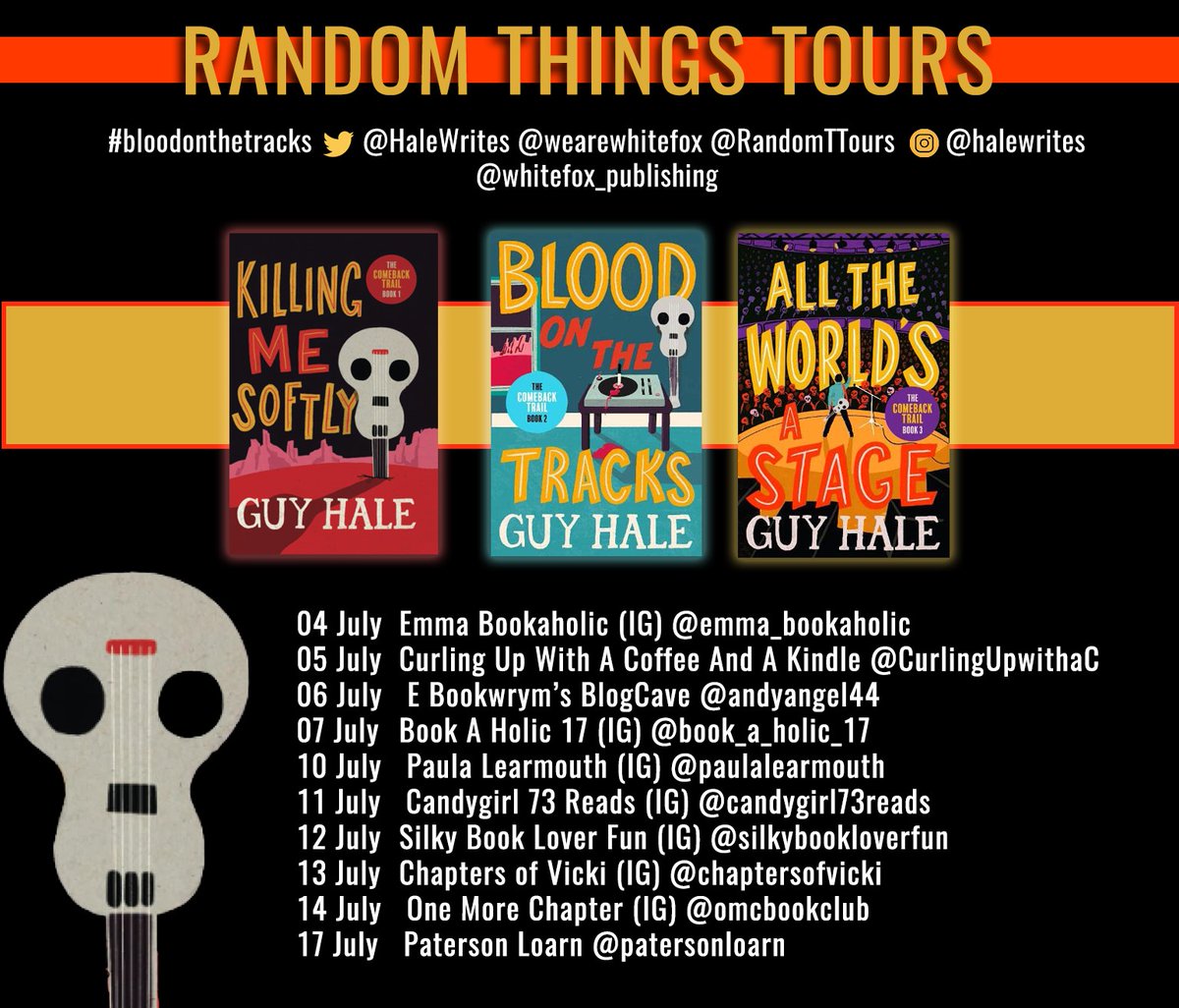 Random Things Tours 🇺🇦 (@randomttours) on Twitter photo Don't miss this #RandomThingsTours Blog Tour for this exciting trilogy from <a href="/HaleWrites/">Guy Hale</a> with <a href="/wearewhitefox/">Whitefox Publishing</a> <a href="/LauraLees14/">Laura Lees</a>
Begins 04 July Don't miss this #RandomThingsTours Blog Tour for this exciting trilogy from <a href="/HaleWrites/">Guy Hale</a> with <a href="/wearewhitefox/">Whitefox Publishing</a> <a href="/LauraLees14/">Laura Lees</a>
Begins 04 July