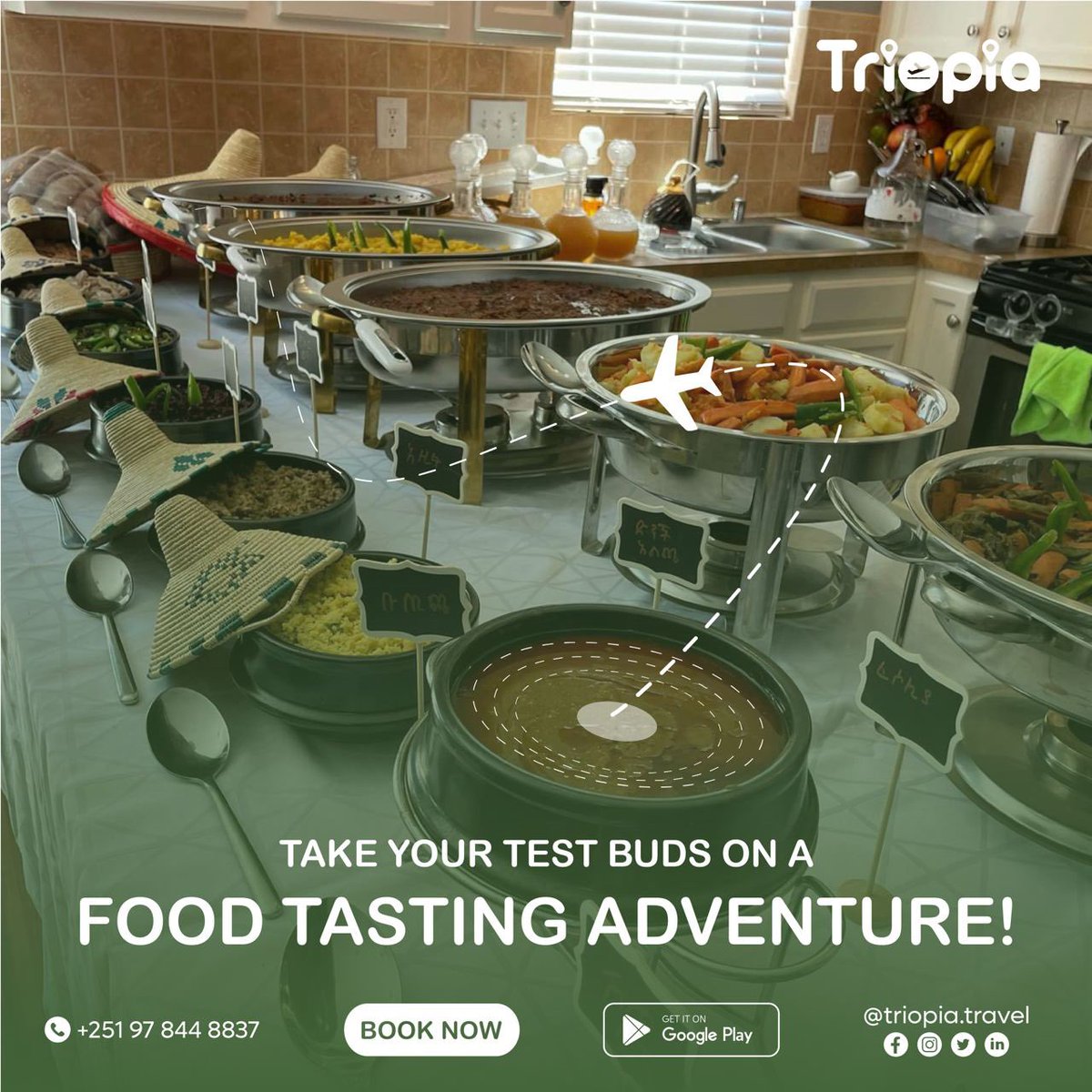 Take your taste buds on an adventure with our food tour!

#Triopia #Triopiatravel #travel #travelgram #traveling #travelling #instatravel #traveltheworld #travelblog #traveladdict