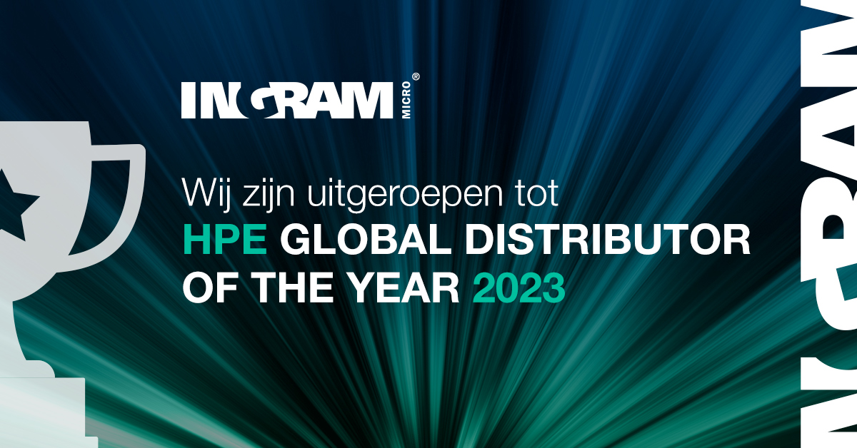 Met trots kondigen wij aan dat we zijn uitgeroepen tot HPE Global Distributor of the Year 2023 als onderdeel van de HPE Partner Awards 2023🏆. Proficiat aan het hele team! #HPE #IngramMicro #HPEGreenLake #arubanetwoking #storage #HPC #server #IMHorizon