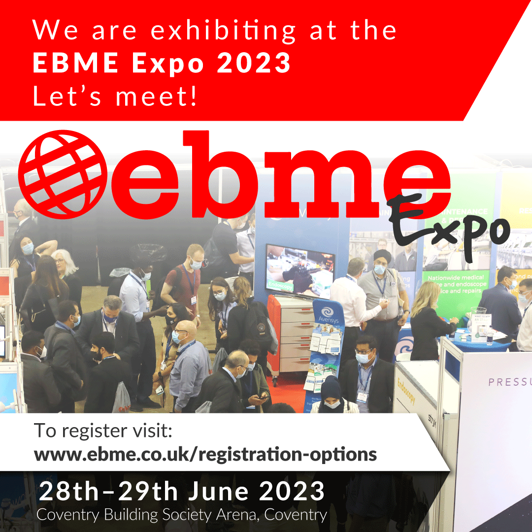 We’re excited to be heading back to the @EBME_expo  this year! Come and visit us on stand B09. We look forward to seeing you.

#EBMEExpo #clinicalengineering #ebme