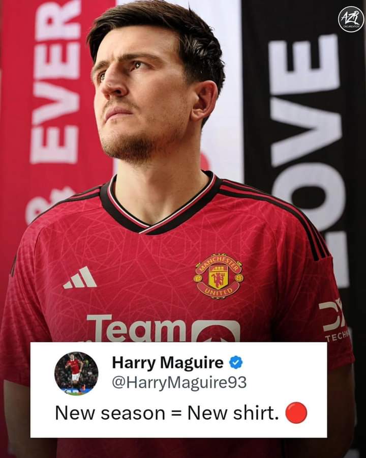 🚨 Manchester United didn't post The Photo of Their Captain - Harry Maguire in Their Official Kit Launch on Social Media... 👀⬇️

So Harry Maguire decided to do it himself.