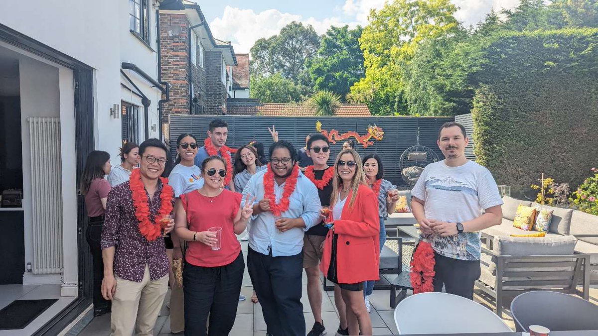 tripcomgroup's tweet photo. We had an incredible time celebrating Dragon Boat Festival with our colleagues😀✨
Relishing in the festivities and savoring the delectable zongzi (sticky rice dumplings) together!
#DragonBoatFestival #triplife https://t.co/nt8y7cJvih