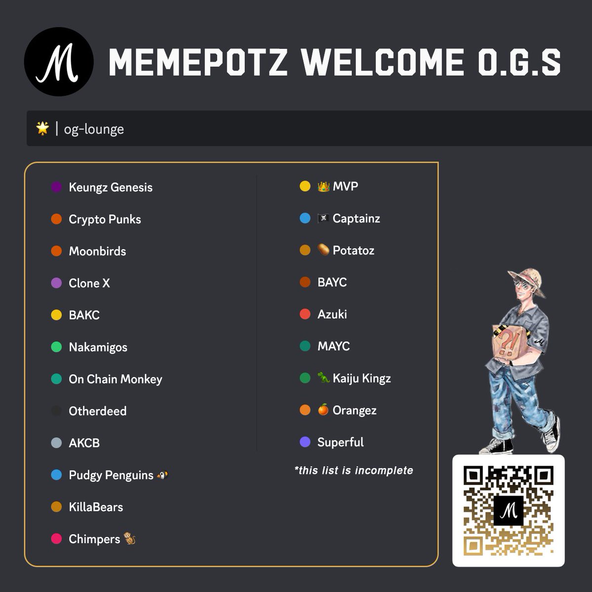 Memepotz 🪴 (@0xmemepotz) on Twitter photo We are giving away 2 Special Maps 🗺️ by <a href="/Memeland/">Memeland ❤️ Memecoin</a> 🏴☠️
To enter:
1. Join Memepotz Discord
2. Follow <a href="/0xMemepotz/">Memepotz 🪴</a>, <a href="/0xSW3/">Siam Web3 Ltd</a>, <a href="/ihmmu/">Dr. H</a> and <a href="/_7aizi_/">Faizi</a>
3. Tag 3 friends and Retweet We are giving away 2 Special Maps 🗺️ by <a href="/Memeland/">Memeland ❤️ Memecoin</a> 🏴☠️
To enter:
1. Join Memepotz Discord
2. Follow <a href="/0xMemepotz/">Memepotz 🪴</a>, <a href="/0xSW3/">Siam Web3 Ltd</a>, <a href="/ihmmu/">Dr. H</a> and <a href="/_7aizi_/">Faizi</a>
3. Tag 3 friends and Retweet