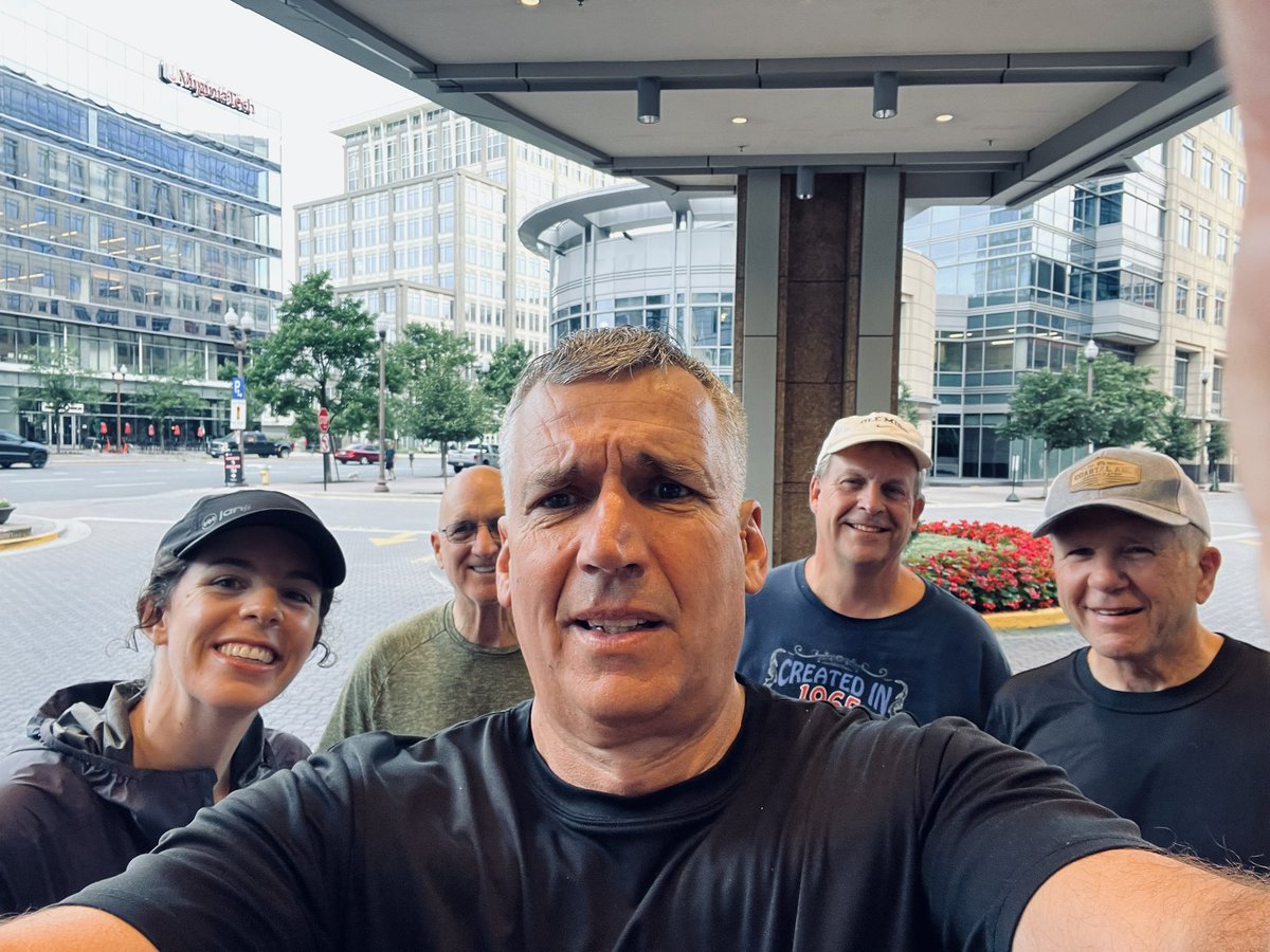 We held a 5k power walk at the Nreca board meeting this morning on a beautiful morning in Arlington. Problems were solved. Stories were told. <a href="/NRECANews/">NRECA</a> <a href="/voices4coops/">Voices for Cooperative Power</a>