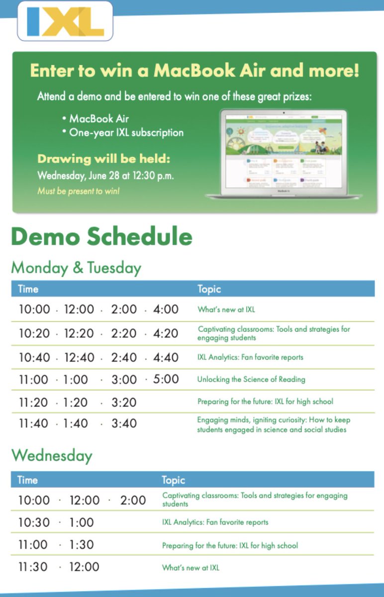 Day 2, we’re ready for you! Come join me in the <a href="/IXLLearning/">IXL Learning</a> booth at #ISTELive to learn how IXL can transform your classroom.