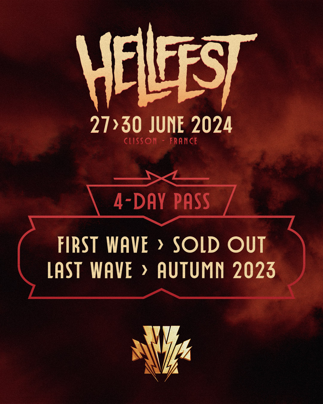 Hellfest Open Air Festival on Twitter "⚡️ 4DAY PASS FIRST WAVE