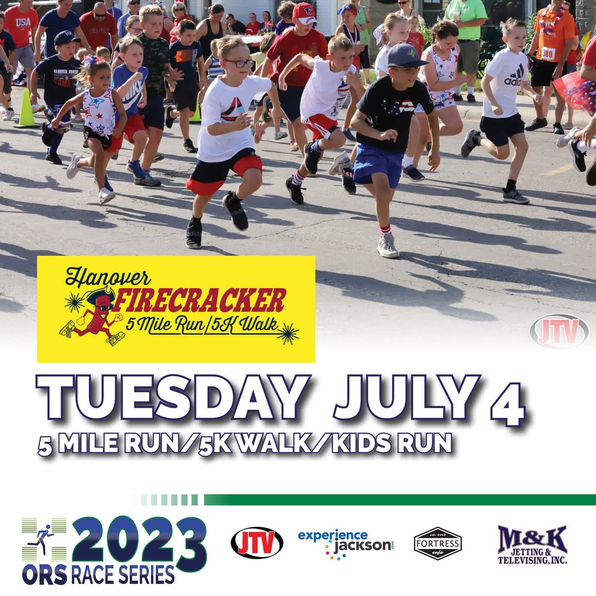 ONE WEEK until the Hanover Firecracker race!

Get registered today! 
orsraceseries.com