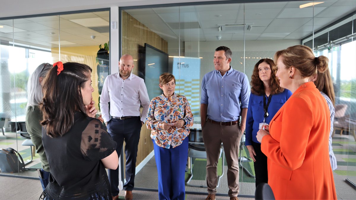 MidlandsIreland's tweet photo. Opportunities for women in tech in the region were highlighted at the Midlands Women in Tech Career Networking morning at @ArdonaghLab Mullingar on Saturday. Focus on training and upskilling opportunities with a great attendance across the morning #MidlandsICT #WomenInTech https://t.co/so7j5m7u5e