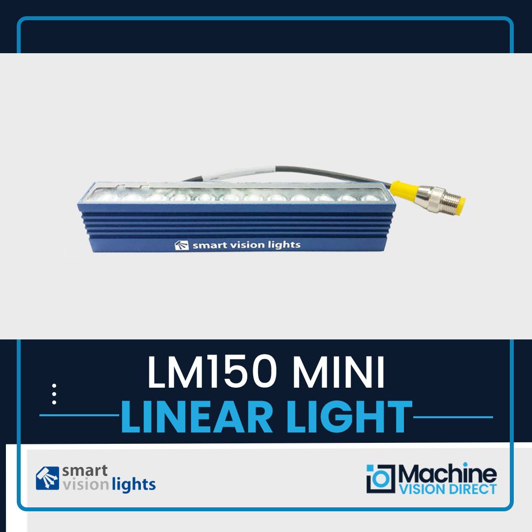 MVDirect's tweet photo. The LM150 Mini Linear Light is a high-brightness linear bar light for demanding Machine Vision Applications. If you need intense lighting in a small form factor, count on the LM150. Up to 110,000 lux from this compact light!   
  
https://t.co/kT1B27Zw9M   
 #machinevision https://t.co/HRkFNYdOZ9
