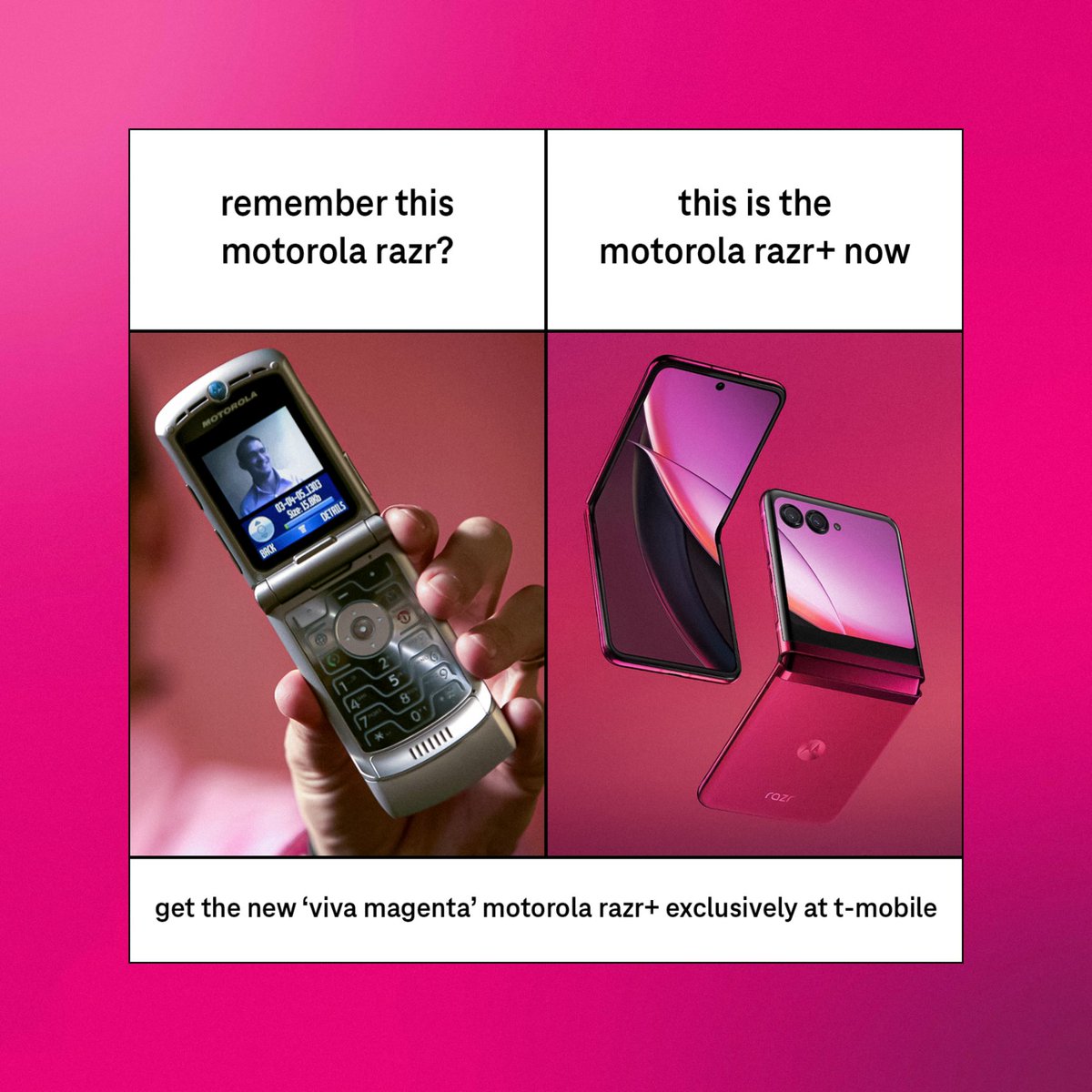 the glow up is real 🔥 get one free when you add-a-line or trade-in on go5g plus 😎 @moto @tmobile ms.spr.ly/6011gsCjD

#TeamMagenta