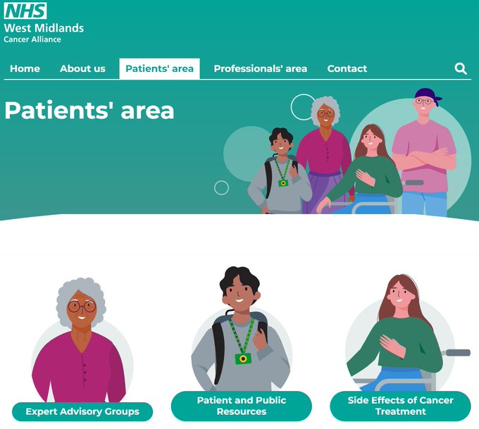 📢Have you visited our website recently? 📢

We have lots of information &amp; resources - including a dedicated area just for our patients 👪

🖱️Check it out!
wmcanceralliance.nhs.uk/patients-area