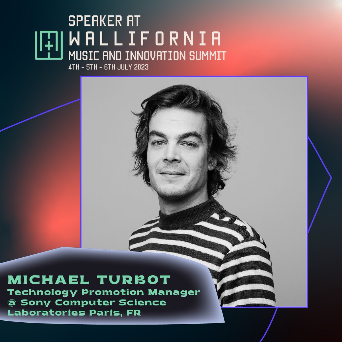 🥁NEW SPEAKER ANNOUNCEMENT🥁

@mturbot

 Don't miss the opportunity to meet him ! ➡️lnkd.in/eJwFzBQM

#MusicTech #Wallifornia #Summit #WMT2023 #investing #venturing #connecting_