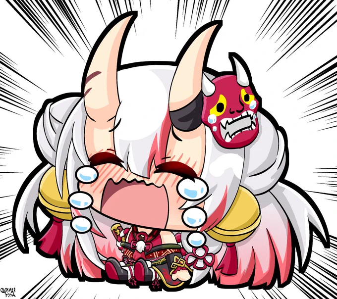 ぎゃん泣きあやめちゃん #百鬼絵巻