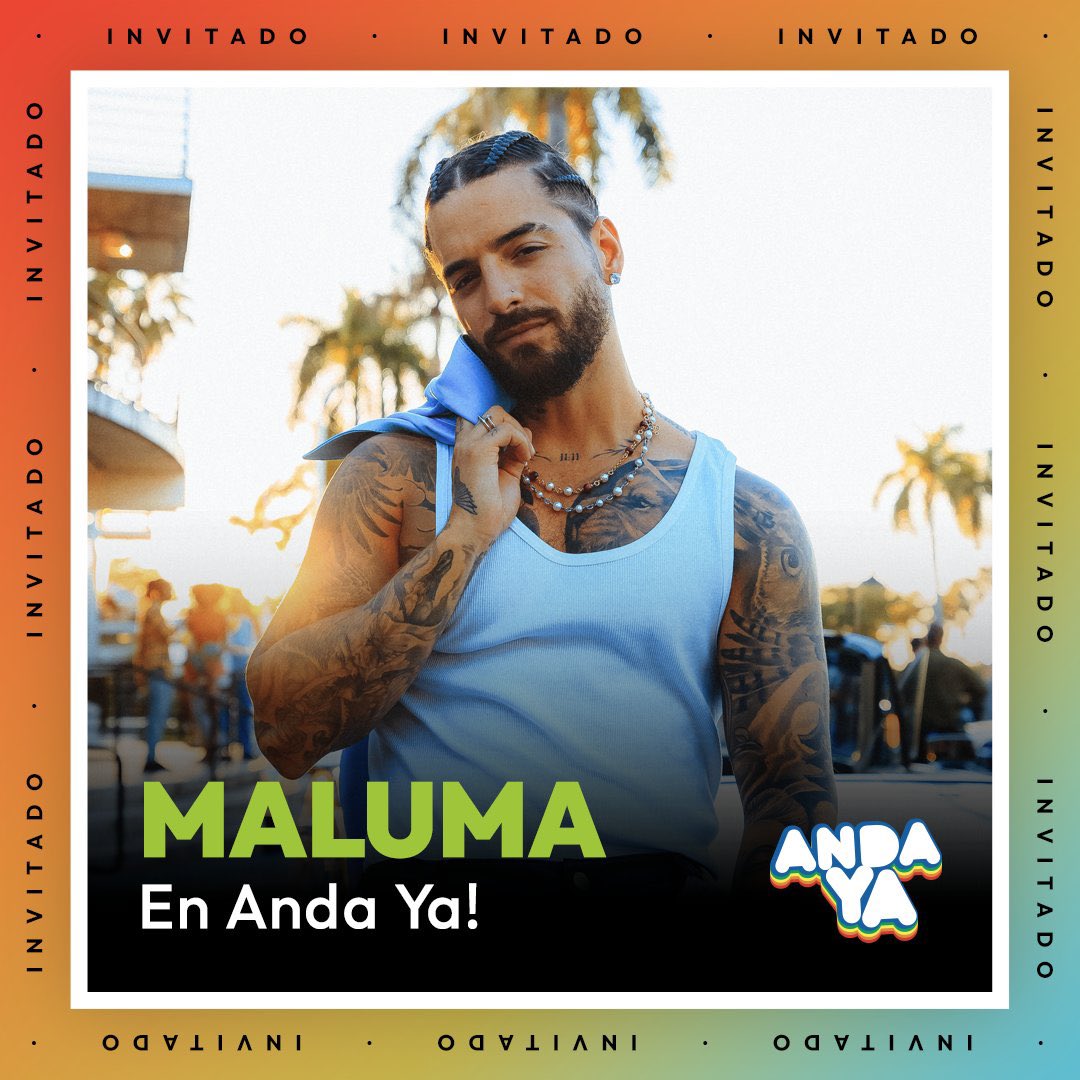 40Andaya's tweet image. 🤩Este miércoles a las 9:00 h, el cantante colombiano, @maluma, estará con @djdanimoreno ‘El Gallo’ y @cristinabosca en @40Andaya para presentar en directo #Cocoloco 
Maluma,baby!