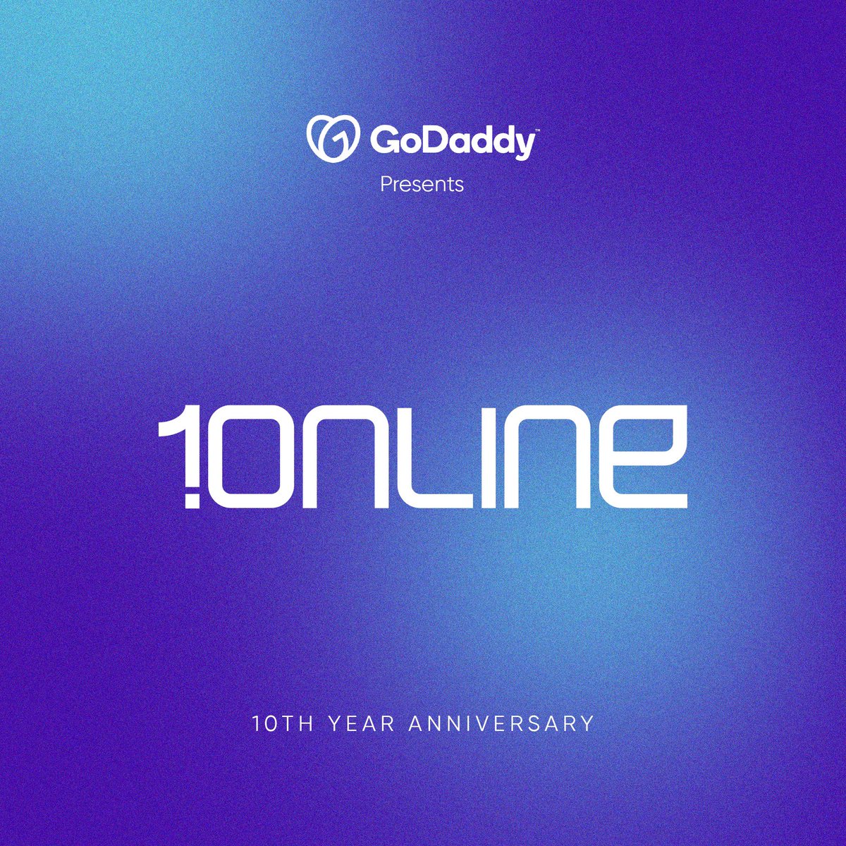 designwdickens's tweet image. My .online 10th year anniv submission 😎