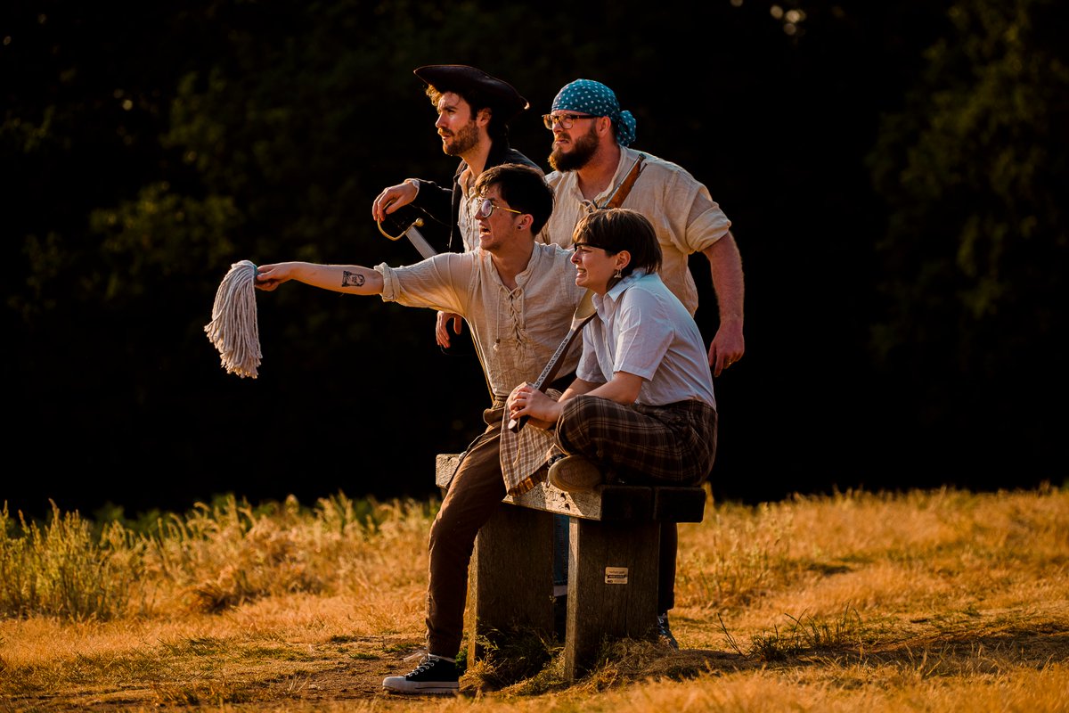 Absolutely EXTRORDINARY photos taking from our top notch Harvey Shead-Jones!!!

The pirates lost their Captain and are taking on an adventure to find him. They're not very good at it...