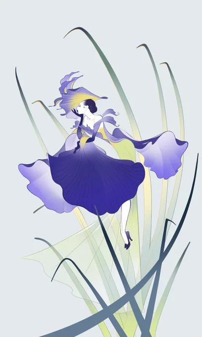 幾世を待ちわびて #菖蒲