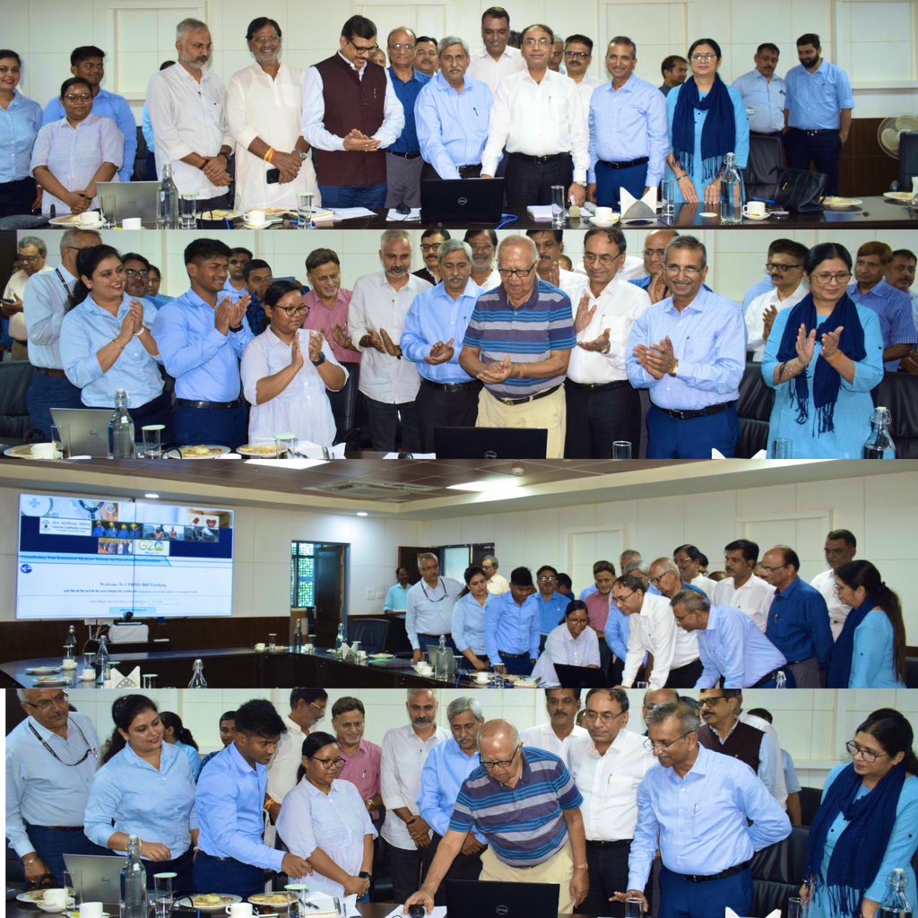 CCLRanchi's tweet photo. A web portal for online tracking of medical bills under CPRMSE/NE was launched today at CCL Hq.

Retired employees can track their bills online through this portal. 

This will augment the ease of service delivery and transparency in operations.#DigitalIndia https://t.co/qwCTYWXGZ3