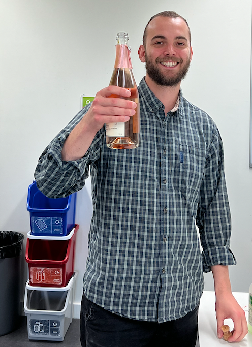 Been a bit slow to post some significant events lately...  Firstly, Congratulations to Neil Thompson from <a href="/UZDundee/">U Zachariae Group</a> group in #compbiodundee who passed his <a href="/EastbioDTP/">EastBio DTP</a> Ph.D. viva on 29th May.  Here is Dr Thompson about to celebrate with something fizzy! <a href="/UoDLifeSciences/">UoD Life Sciences</a>