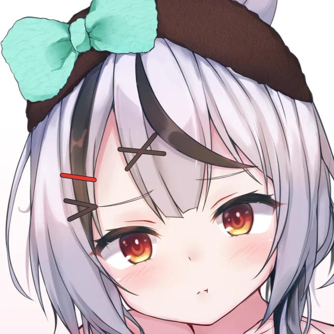 #ほっぺの斜線は可愛い 