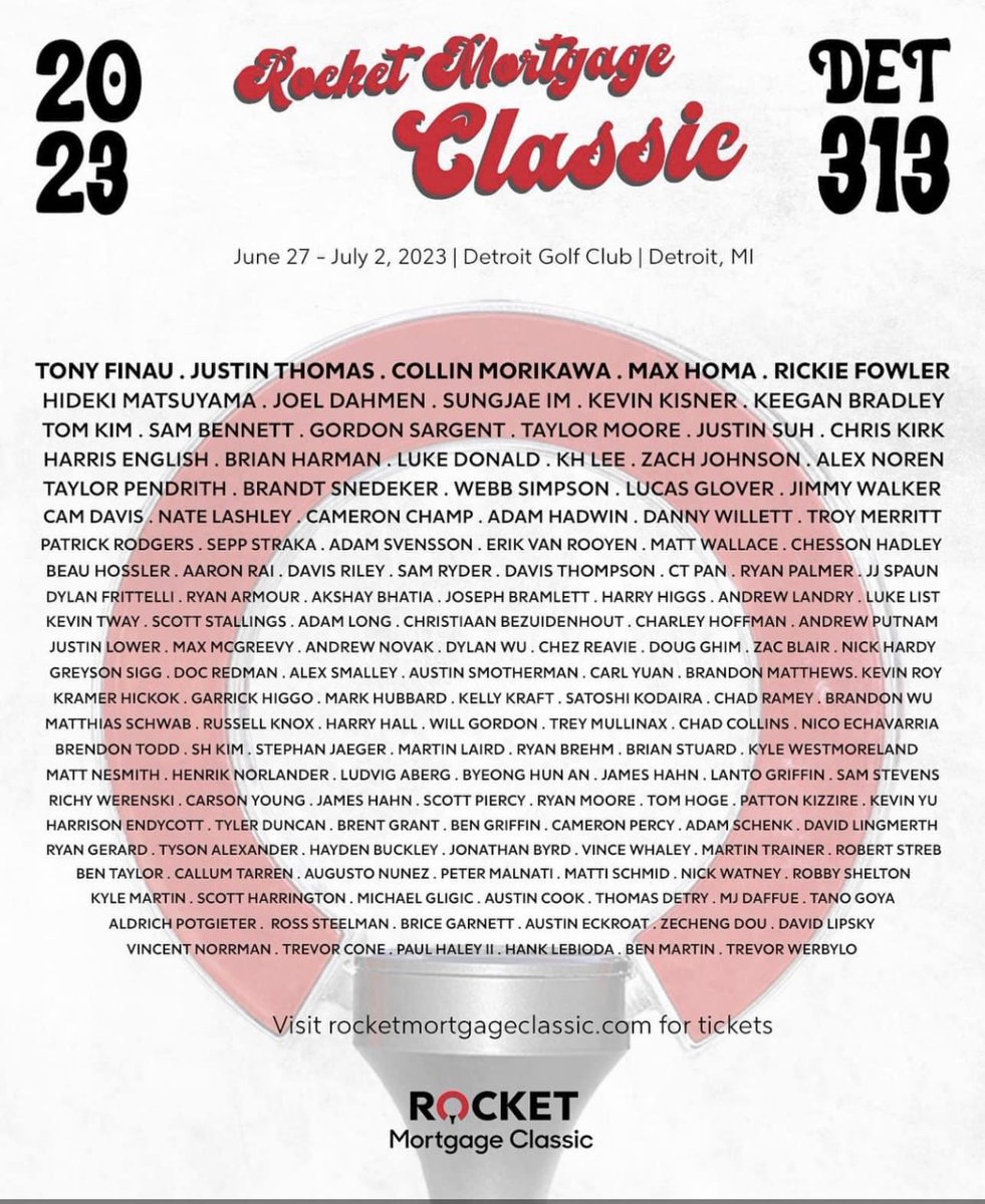 The field is set ⛳️