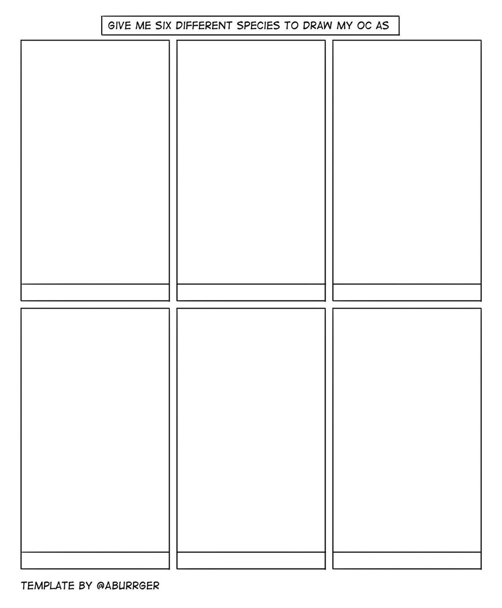  give me 6 species to draw oswald as noxi 