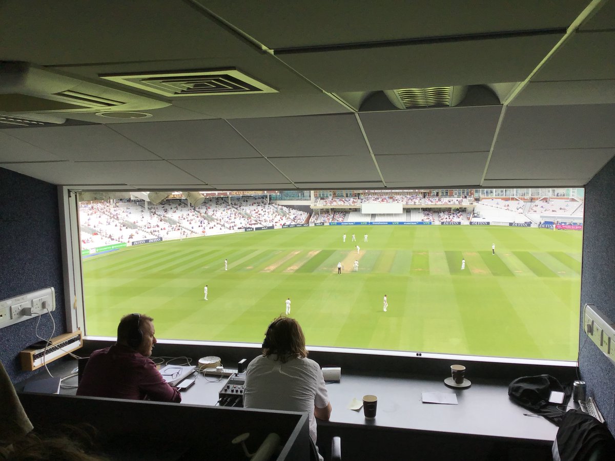 An awesome day at @surreycricket as part of the Year 8 Leavers’ Programme. Live Championship cricket, a tour and a visit to the @bbctms box to see @backandacross in action. Glorious