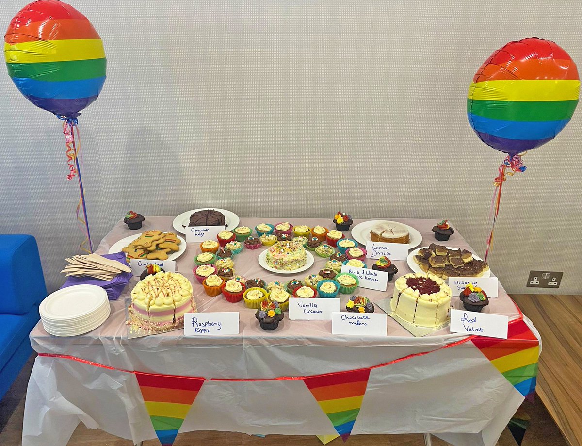Edwin Coe held a staff bake-off today in celebration of Pride Month and to raise funds for our charity of the year, Free2B Alliance, a London based community organisation supporting LGBTQ+ young people and their parents.

#pridemonth #pridemonth2023 #charityfundraising