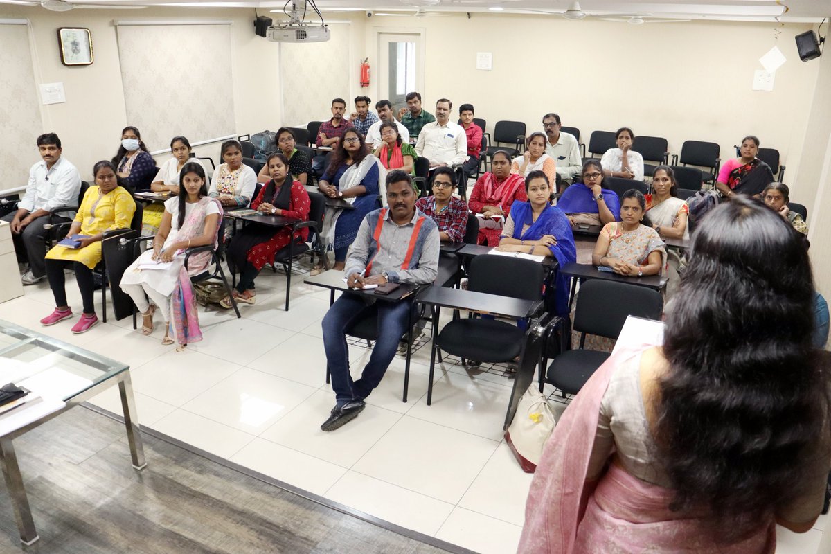 SumathiIPS's tweet photo. "A family remains at peace with loving woman //mother  as its fulcrum “

Phase 3 Training session conducted by @ts_womensafety to newly hired staff of CDEW /Family counselling Centers  to provide preventive and rehabilitation services to women and families.
@hydcitypolice @RachakondaCop @cyberabadpolice