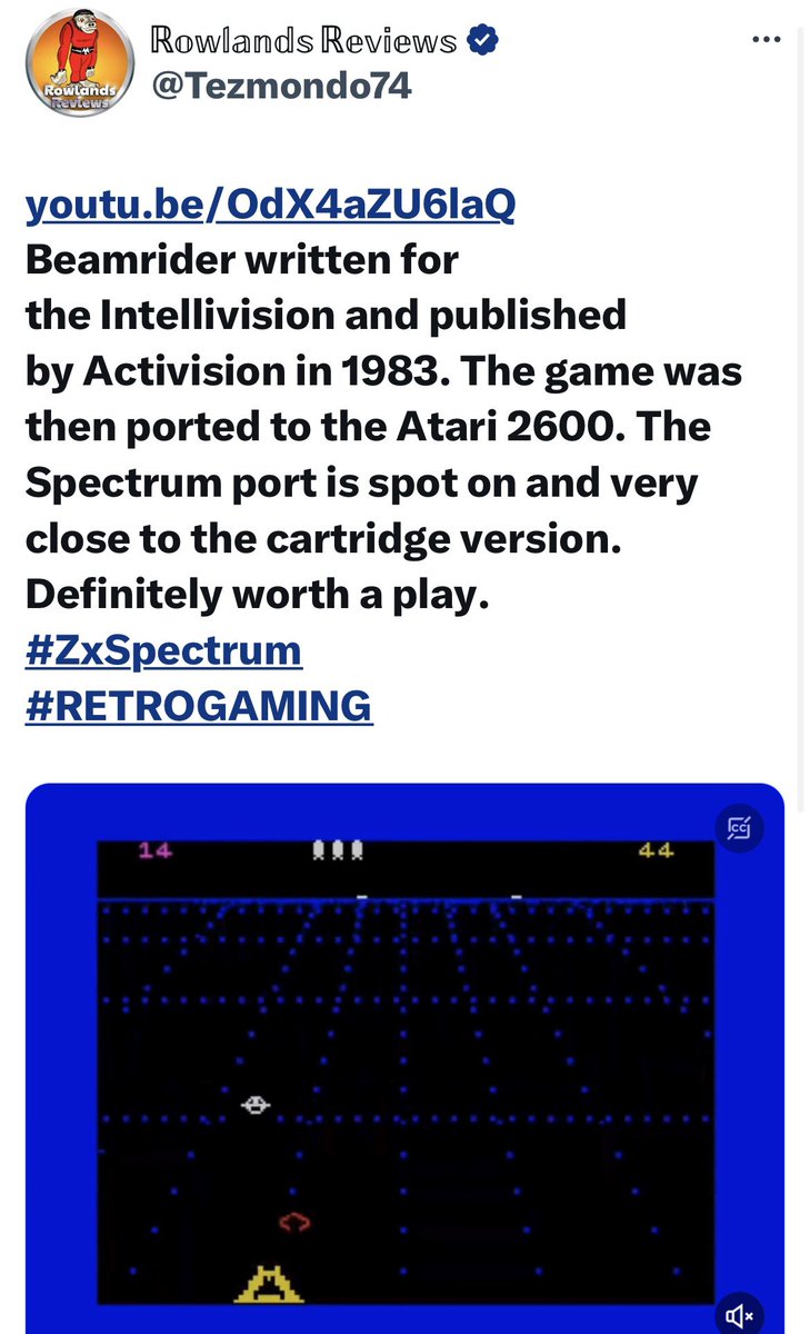 CardiacDrop's tweet photo. Hey gamer folks, retro gamer friends and #NerdsForLife 
My buddy @Tezmondo74 has fantastic stuff over on his @YouTube page that you definitely want to check out!!!
Give him a follow &amp; check out his fantastic insight on these Atari/ZX Spectrum classics #AtariAppreciation https://t.co/y1v6V6jT4n
