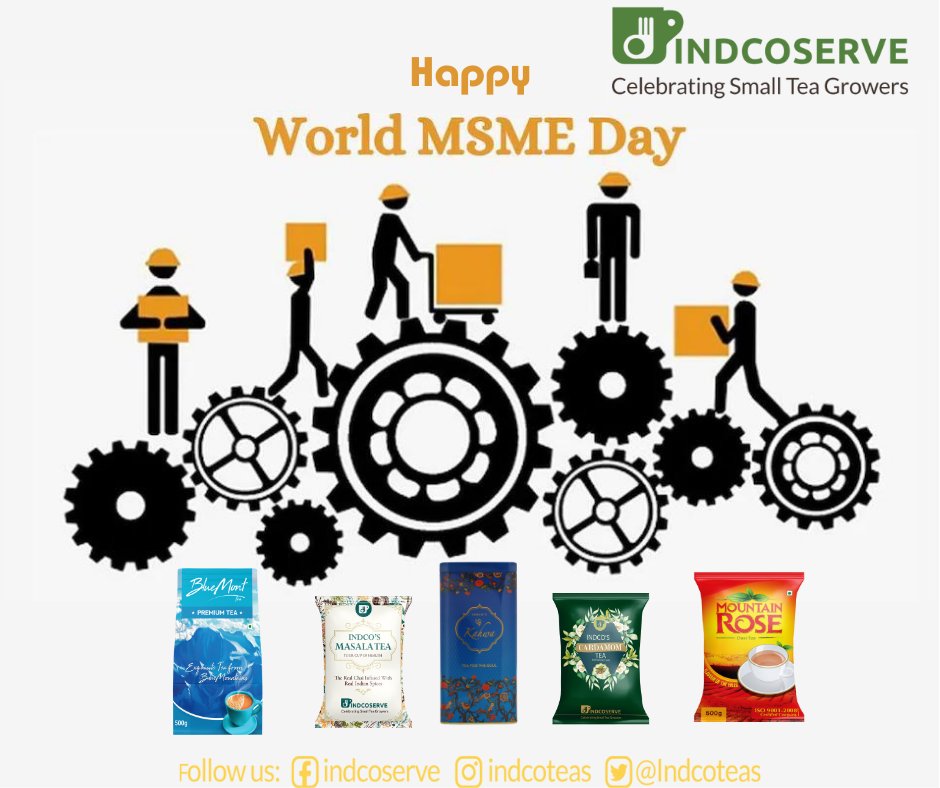 Happy World MSME Day, June 27, 2023

#msmeday #worldmsmeday #worldmsmeday2023 #indcoserve #indcoteas #msme