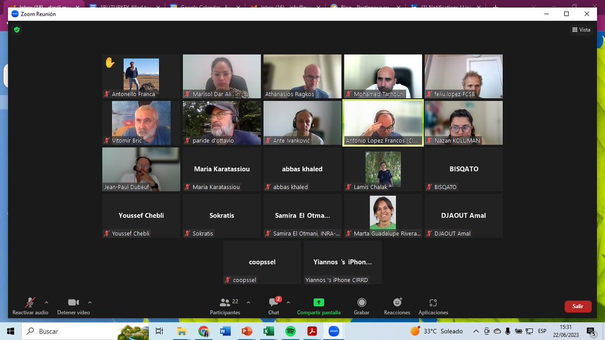 pastinnova's tweet photo. ๐ฝ๐ฅPASTINNOVA 3rd PPMP meeting was held on Thursday, 22nd of June 2023 via Zoom platform.
๐ช๐๐๐
#PASTINNOVA #Mediterranenpastoralism #Shepherdslife #Valuechainofpastroalproducts #RegionalLivingLabs #H2020 #PRIMAMED #PRIMA https://t.co/3agIOQ7qxR