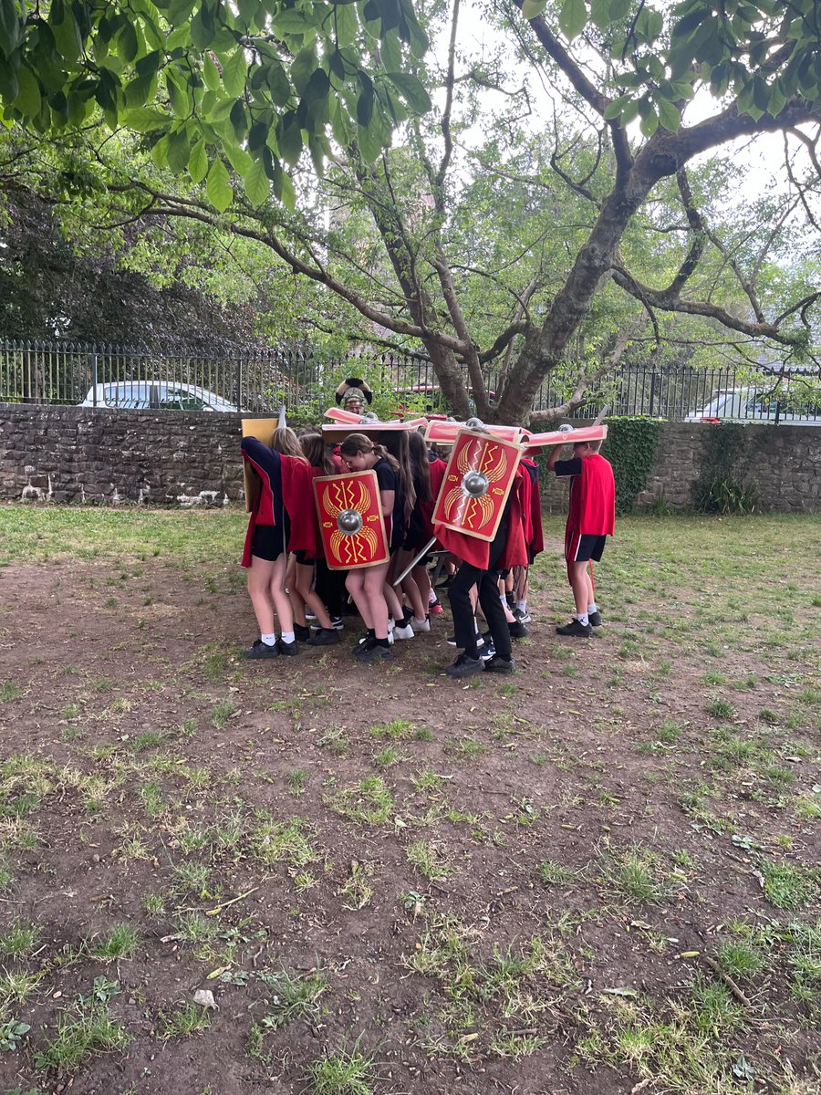 WyedeanLibrary's tweet photo. Year 7s learning about Roman military formations at The National Roman Legion Museum in Caerleon. Thanks to Mrs Roberts @WyedeanEnglish for organizing an interesting, fun trip! We loved stepping back in time! https://t.co/DzFMBolVJs