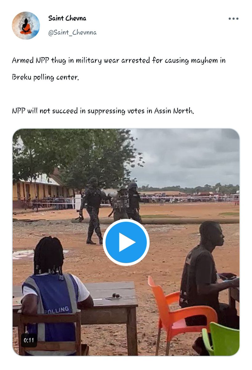 Whose thug was arrested at Assin North?