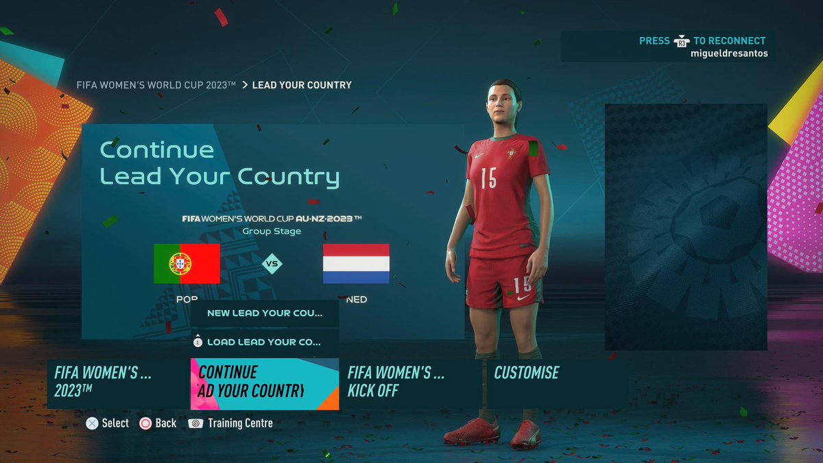 miquescp's tweet photo. Why didn’t had this mode on the Men’s World Cup DLC?! Create yours or use a real player to lead your country. Can’t understand why both DLCs are so different. @EASPORTSFIFA #FIFA23 #WorldCup2023 #WomenWorldCup #WorldCupMode #DLC https://t.co/3YLSeaDVxC