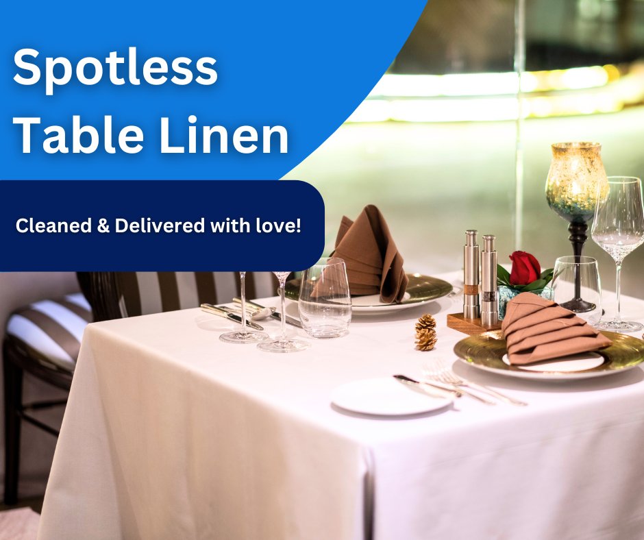 Our top-notch laundry service ensures your restaurant's table linen is spotless white, flawlessly cleaned and ready to impress your customers! 🍽️
shorturl.at/jzAN9

#restaurant #tablelinen #b2b #commercialservices #laundryservices #onlinedrycleaning #commercialservice