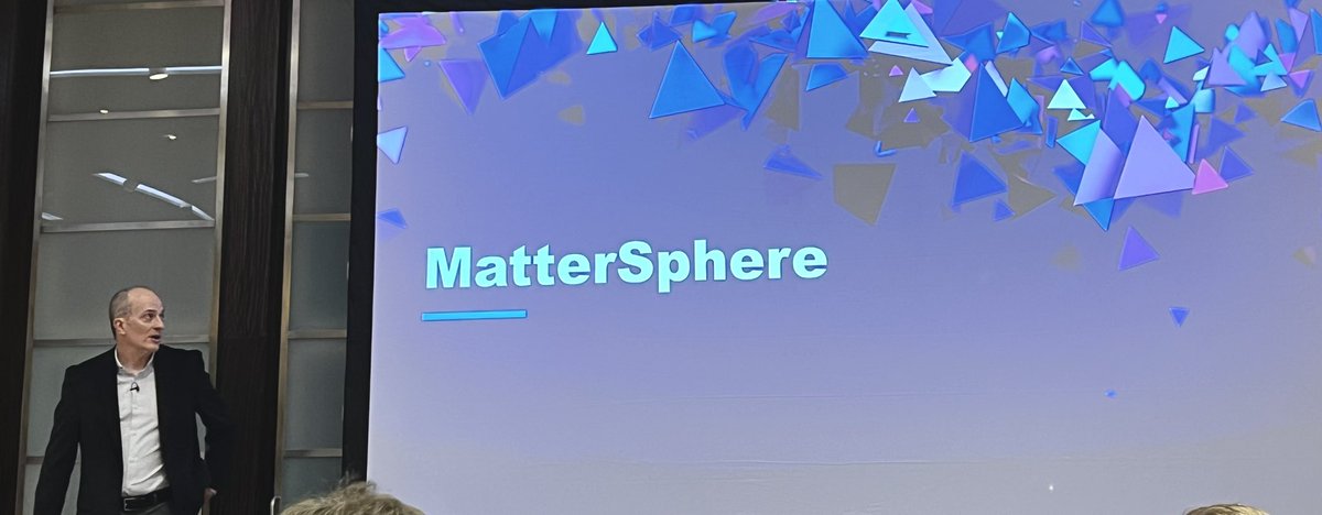 Great to hear at #EliteLondonSummit roadmap for #Mattersphere MatterSphere User Group quoted as being “very active, very engaged” in contributing to product direction. #LegalTech #Elite #3E