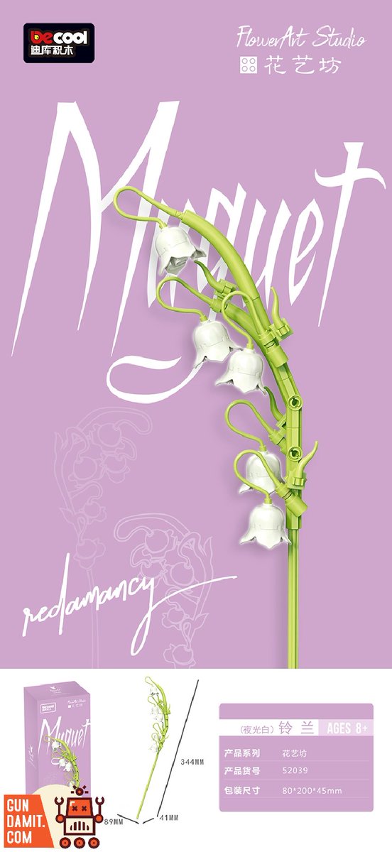 GundamitStore's tweet image. [Coming Soon] DECOOL 52039 Nights White Convallaria Keiskei
Material: ABS
Size: 8.9 x 4.1 x 34.4cm / 3.50 x 1.61 x 13.54"
$9.99 Free Shipping
--------
👇links👇
gundamit.store/DECOOL-52039

#Decool #BellOrchid #Creator #BuildingBlocks 
#actionfigure #modelkit #Gundamit #GD