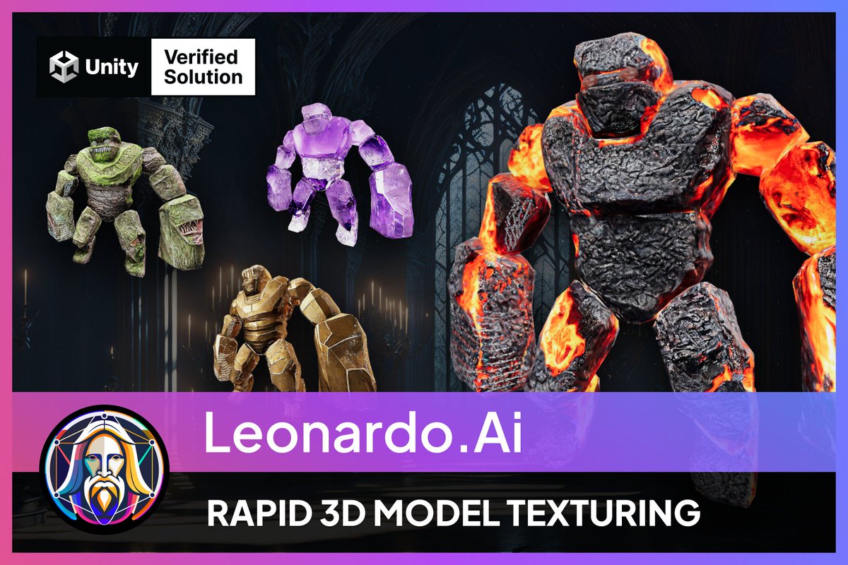 LeonardoAi's tweet photo. MAJOR NEWS! 📣

We are buzzing to announce that we have been chosen for Unity's Verified Solutions program! @AssetStore 🔥

This means a plugin version of our tools will be available for all game developers &amp; studios on Unity's new AI marketplace in the Unity Asset Store! 🕹️

1/ https://t.co/8uQWcdHu2S