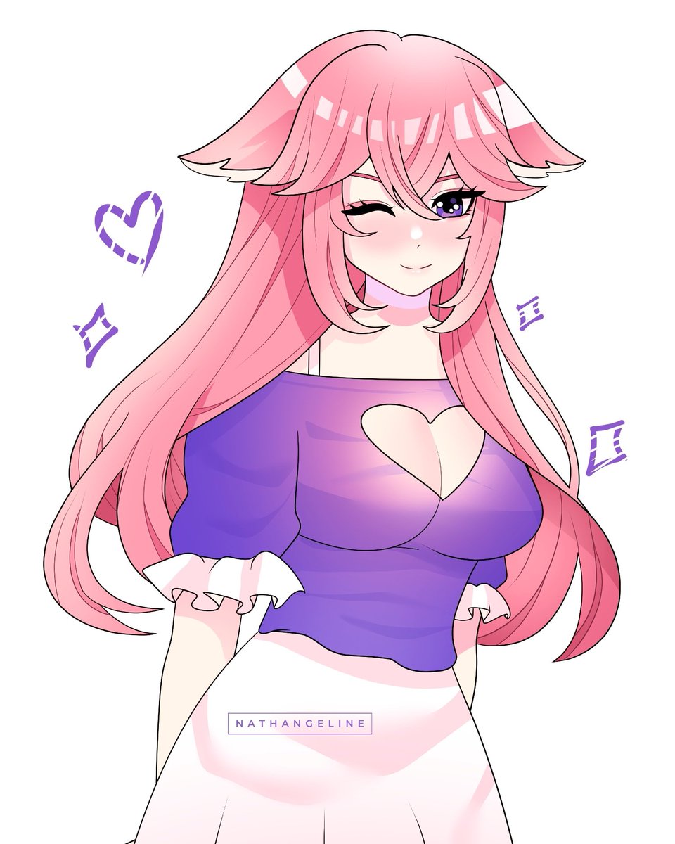 nathangeline's tweet photo. Happy Birthday, Yae Miko! 🩷💜

Genshin Impact Yae Miko Fanart

#genshin #genshinimpact #yaemiko #genshinfanart #eimiko #illustration #anime https://t.co/GycU9sZRcr
