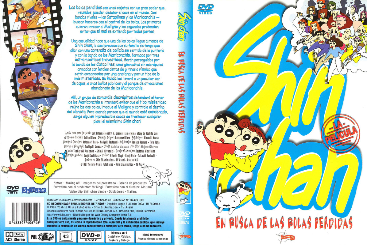 ShinchanToday's tweet image. 🎞️ Hoy cumple 20 años el estreno de EN BUSCA DE LAS BOLAS PERDIDAS ⭐ en  🇪🇸, la 5ª película de Shin Chan.

Aquí encontrarás clips, fotos y curiosidades sobre esta maravillosa obra de arte.
DENTRO HILO 🧵  (atención: spoilers)