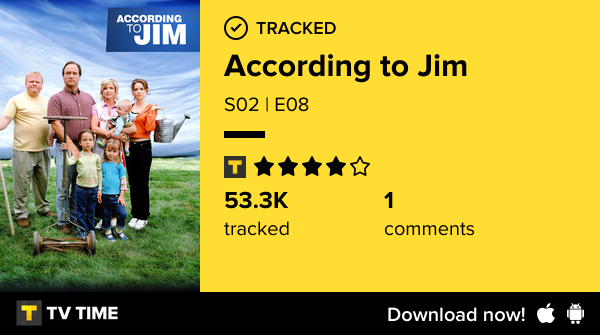 jordnat_'s tweet photo. Je viens de regarder S02 | E08 de According to Jim! #accordingtojim  https://t.co/ItgkGVFl7L #tvtime https://t.co/I1WImqe9V7