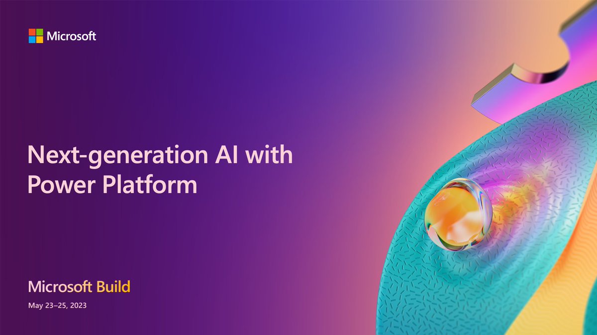 EuropeanPPC's tweet image. 🚀 Discover what&apos;s in store for #Microsoft #PowerPlatform. Get ready to supercharge your work and transform your organisation with cutting-edge advancements. 

Check out our latest blog post for all the details 📚🔥
sharepointeurope.com/microsoft-buil… 

 #MicrosoftBuild2023