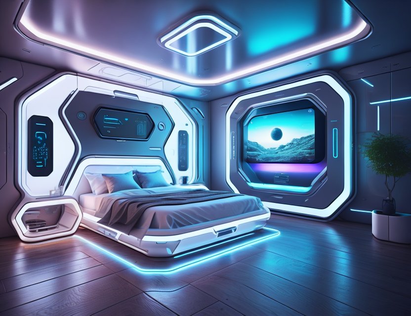 ✨ Futuristic smart bedroom (P1)

🌟 Hashtag ✿
#bedroom #smart #futuristic #hightechnology 
#technology #beautiful #love #bedroomdesign  #aibedroom #aiart #aidreamart #photography #trending #instagram #foryou #foryoupage