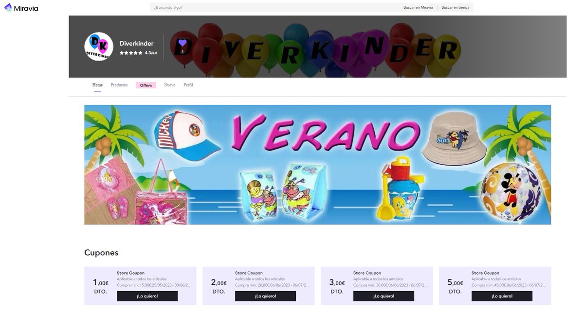 diverkinder's tweet photo. Diverkinder ahora también en Miravia. Disfruta de las mejores ofertas en nuestros productos con los Summer Days

https://t.co/DOLlZvsA0L 

#miravia #summerdays #oferta #tiendadiverkinder #ofertas #descuentos #infantil #juguetes #ropainfantil #verano https://t.co/XhnCz6t9sV