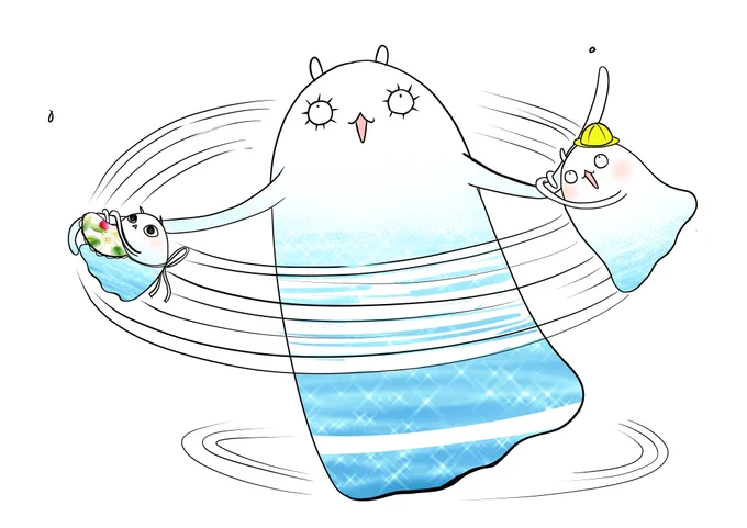 小さいライムさんとスーと遊ぶマザー。 