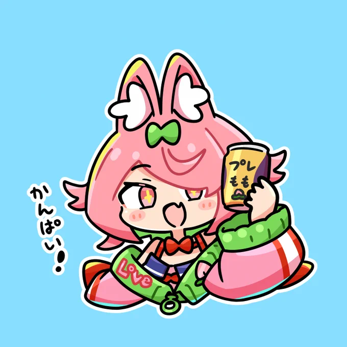 #ほっぺの斜線は可愛い わかる