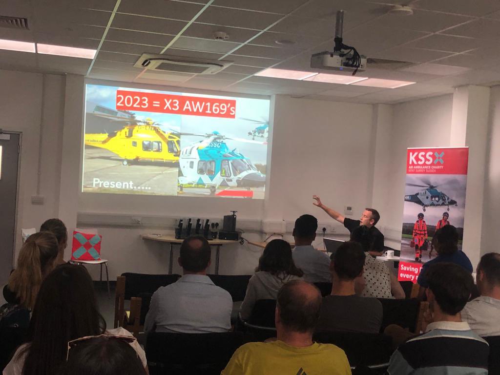 Next up we have the Face of KSS himself (you may have spotted him in our photos!), HEMS Paramedic Ben talking about where the Charity started, where we are now, and where we see ourselves going in the future.