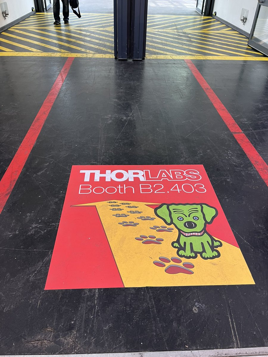 The exhibition is huge 🤩 #CLEOEurope #Thorlabs  #LASERWorldOfPHOTONICS
