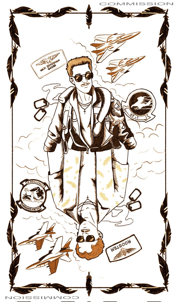 🦆+🐔
Sketch commission for @rebel378trash Thank you so much for commissioning me! I went a little overboard on this one cause i really digged the idea!
#TopGun #TopGunMaverick #Fanart